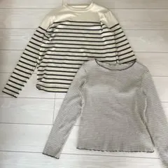 SHEIN ボーダー トップス 2点セット