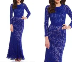 TADASHI SHOJI タダシショウジ　ロングドレス　カクテルドレス レンタルドレスCANVAS 銀座/東京 / 【TADASHI SHOJI】 パープル