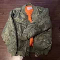 オリーブグリーン MA-1ジャケット LLサイズ