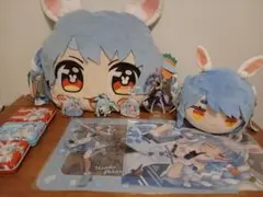 ホロライブ 兎田ぺこら ぬいぐるみ グッズセットのサムネイル