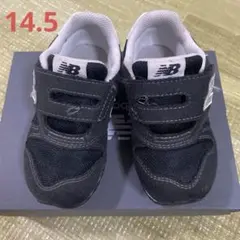 new balance 373 キッズスニーカー ブラック