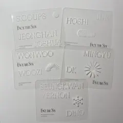 SEVENTEEN セブチ FACE THE SUNクリアカード
