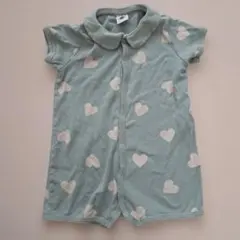 PETIT BATEAU ロンパース ハート柄 12m/74cm