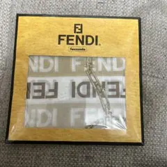 FENDI ロゴプリント ハンカチ