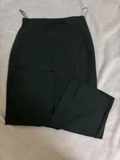 UNIQLO ダークグリーン スリット入りスカートM