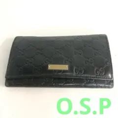 GUCCI グッチ グッチシマ 長財布 ブラック レディース ブランド