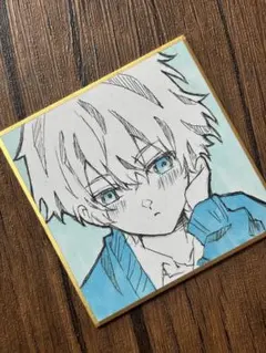 に*˚様 オリキャラ　 手描き　 手書き 創作　アナログイラスト