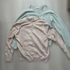 natural couture ユニクロ　カーディガン　2点セット
