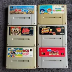 スーパーファミコン ゲームソフト 6本セット