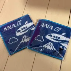 ANA ハーフミニタオル 2枚セット