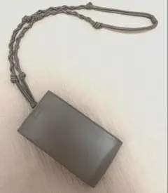 極美品 ジルサンダー タングル フォンポーチ レザー グレー スマホホルダーのサムネイル