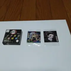 鬼滅の刃のメタルチャームコレクション 冨岡義勇とシール