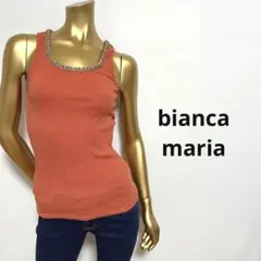 【2584】bianca maria ビーズ付き タンクトップのサムネイル