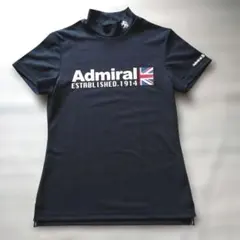 Admiral　Golf モックネックシャツ　Sサイズ　ネイビーのサムネイル