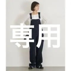 U by SPICK&SPANドットデニムオーバーオール