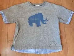 ノインエイムべべ　Tシャツ　120 グレーのサムネイル