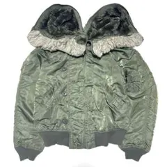 【早い者勝ち‼️】希少色　USA製　アルファ　N-2B 90s L シルバーカーキ 2025年最新】alpha n-2bの人気アイテム - メルカリ