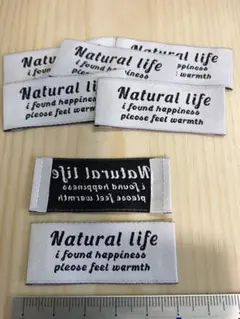 U-3 ☆布タグ☆タグ☆刺繍タグ☆10枚