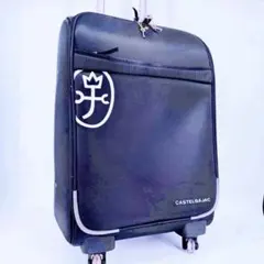 良品✨ カステルバジャック キャリーバッグ 機内持込 家紋ロゴ 抗菌消臭 鍵付のサムネイル