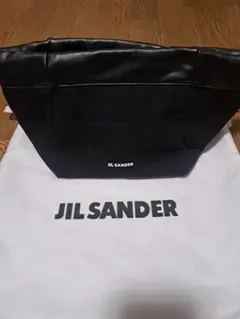 週末お値下げJIL SANDER ブラック リバーシブルショルダーバッグ