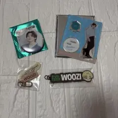 WOOZI ウジ アクキー 缶バッジ セブチカフェ カプセルトイ 一番くじ