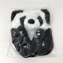 パンダ 耳が動くアニマル帽子 モコモコ　動物園