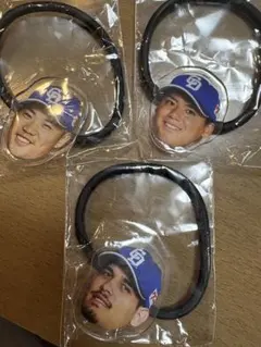 中日ドラゴンズ　ドラゴンズガチャ　推し顔ヘアゴム　松木平優太　福田幸之介