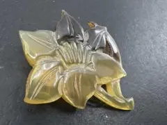 M7859 水牛　ブローチ　ヴィンテージ アクセサリー