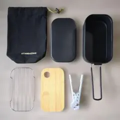 【新品未使用】フッ素加工メスティン　1合　セットのサムネイル