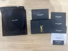 SAINT LAURENT 名刺入れ カードケース ブラックのサムネイル