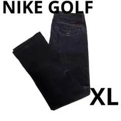 【美品】NIKE GOLF ナイキ メンズ ゴルフ コーデュロイパンツ 紺 XL