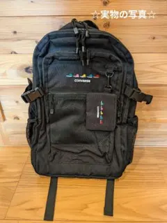 コンバース☆リュックサック大容量30L（ブラック）男女兼用