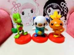 匿名配送◇新作 ポケモン チョコエッグ アチャモ + キモリ + ミジュマル◇
