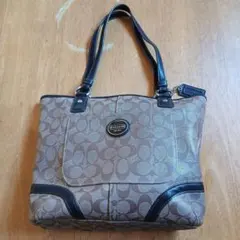 COACH ブラウン トートバッグ