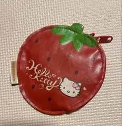 ハローキティ　いちご型ポーチ