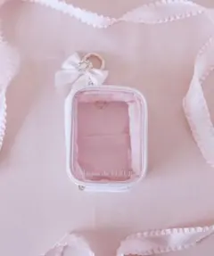Maison de FLEUR EC限定ピンクマニアクリアポーチS ライトピンク