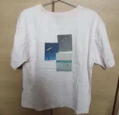 Tシャツ バックフォトプリント　ピンクのサムネイル