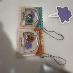 コメダ珈琲店 ポケモンといっしょだモン♪ 豆菓子風チャーム ヒトカゲ　メタモン