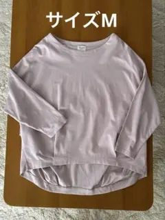 URBAN RESEARCH DOORS コットンバックタック七分袖プルオーバー