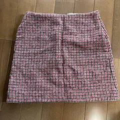 UNIQLO チェック柄ミニスカート ウエスト64cmのサムネイル