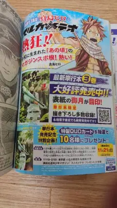 週刊少年マガジン　NO47 スルガメテオ　応募券3枚