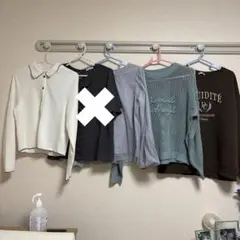 honeys3点、その他1点計4点！ブラウス、カ-ディガン、スウェットセット！