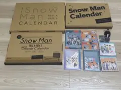 【未使用】Snow Man カレンダー、メモ帳、シール、クリアファイル、アクスタ
