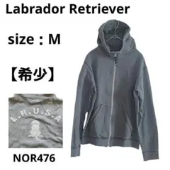 【希少】Labrador Retriever フルジップパーカー グレー Mのサムネイル