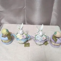 ☆CANON☆うさぎのぬいぐるみ ハンドメイド グレー アンティーク風
