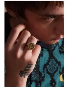 2026年最新】Fred Perry カラー：ゴールド系 メンズ リング・指輪の