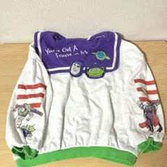 mewoo トイ・ストーリー バズライトイヤー セーラー襟 トレーナー 120