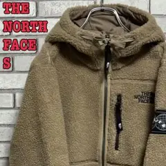 THE NORTH FACE☆フリースジャケット 刺繍ロゴ S ベージュ