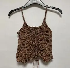 H&M ヒョウ柄 キャミソール リボンのサムネイル