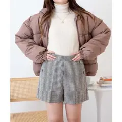 WEGO 千鳥柄ショートパンツ